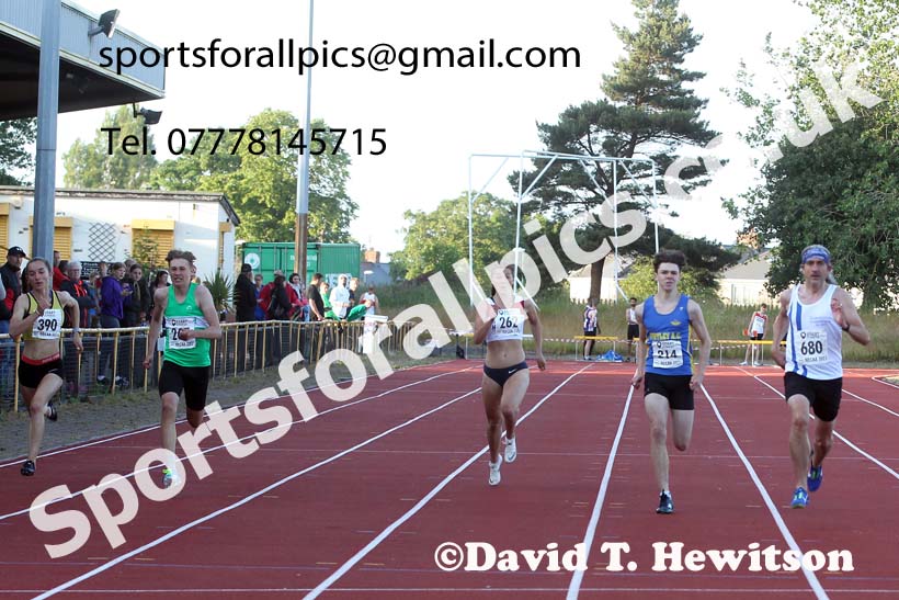 200 metres, 2021 North East Grand Prix No.4, Monkton, Wednesday, June 30th. Photo: David T. Hewitson/Sports for All Pics